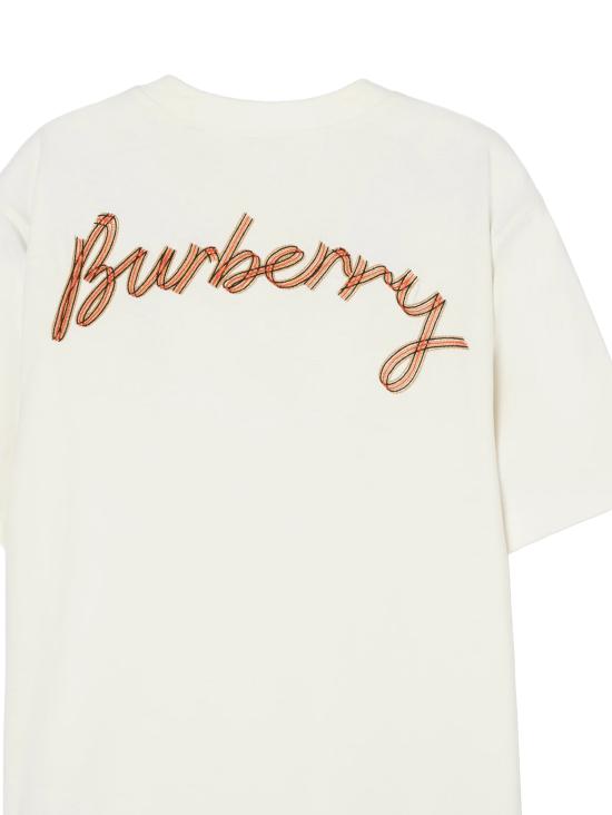 26FW 버버리 반팔 티셔츠 8132688 B7078 CHALK - BURBERRY