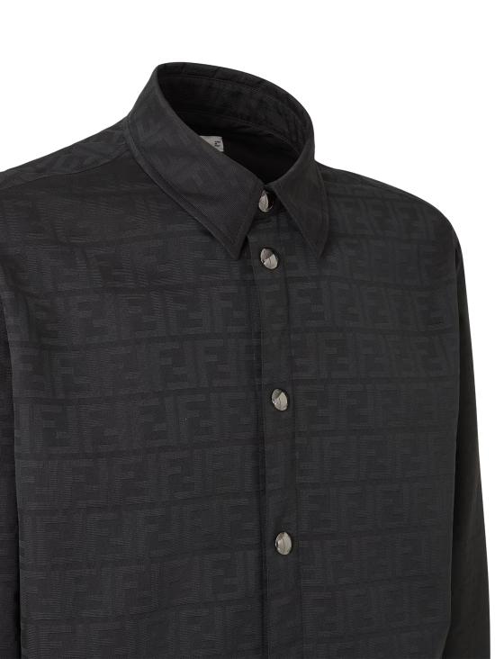26FW 펜디 긴팔 셔츠 FW1470 AMYBF0QA1 BLACK - FENDI