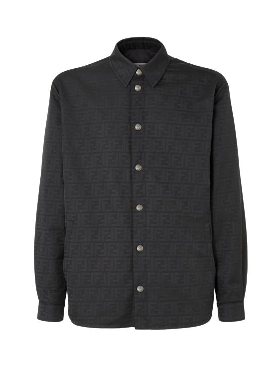26FW 펜디 긴팔 셔츠 FW1470 AMYBF0QA1 BLACK