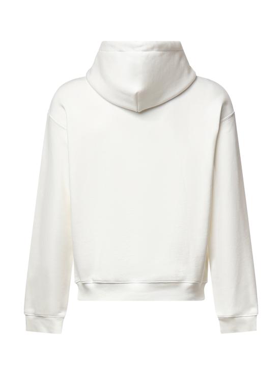26FW 라코스테 루즈핏 후드 풀오버 SH7741 70V WHITE - LACOSTE
