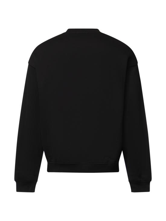 26FW 라코스테 루즈핏 크루넥 풀오버 SH7745 031 BLACK - LACOSTE
