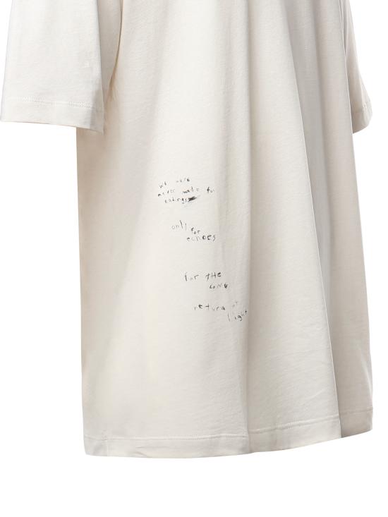 26FW 앤 드뮐미스터 반팔 티셔츠 B0014220 FA206003 IVORY - ANN DEMEULEMEESTER