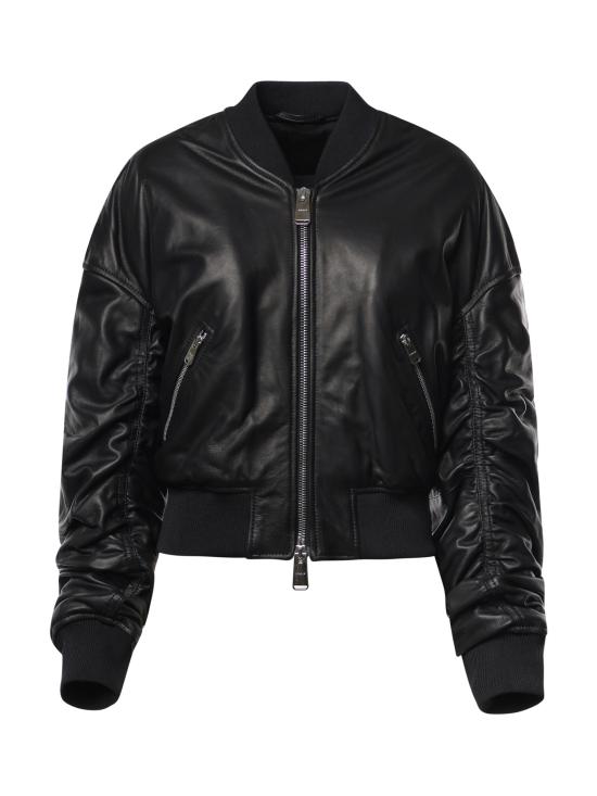 26FW 돈답 가죽 자켓 DJ800 PL0511DXXX999 BLACK