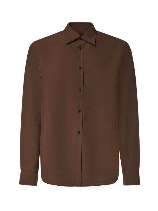 26FW 질샌더 긴팔 셔츠 J22DL0387 J74276601 CHOCOLATE PLUM