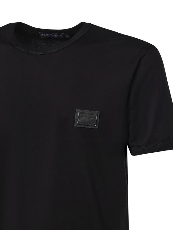 26FW 돌체앤가바나 반팔 티셔츠 G8PV1T G7Q1QN0000 BLACK - DOLCE & GABBANA