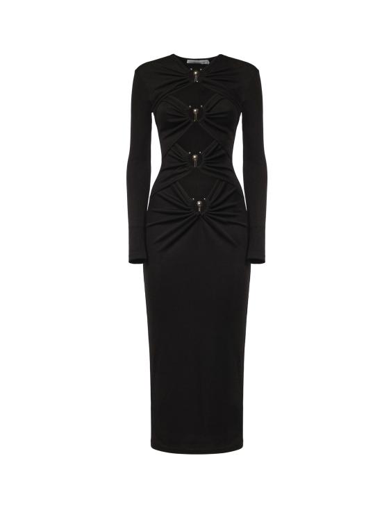 26FW 크리스토퍼에스버 미디 원피스 23033053 BLACK
