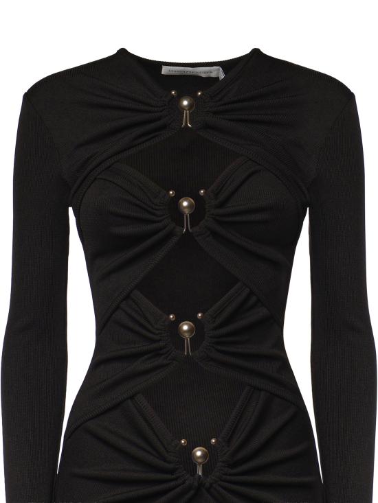 26FW 크리스토퍼에스버 미디 원피스 23033053 BLACK - CHRISTOPHER ESBER