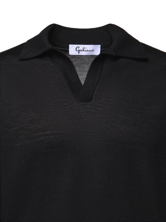 26FW 갈리아노 스웨터 14513 43189099 BLACK - GALIANO