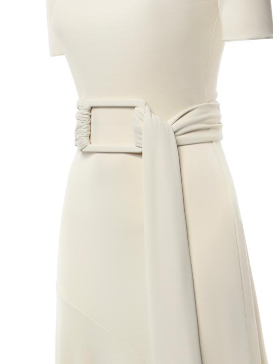 26FW 알라이아 미디 원피스 AA9R3137J090D 102 BLANC CREME - ALAIA