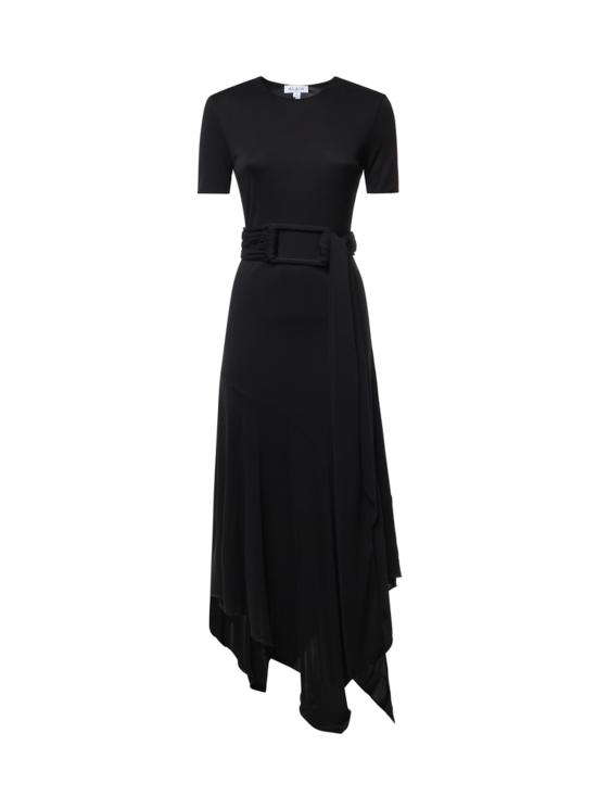 26FW 알라이아 미디 원피스 AA9R3137J090D 995 NOIR ALAIA
