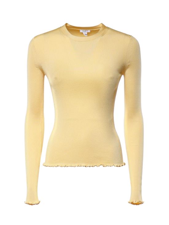 26FW 알라이아 스웨터 AA9H1460K232C 239 JAUNE PALE
