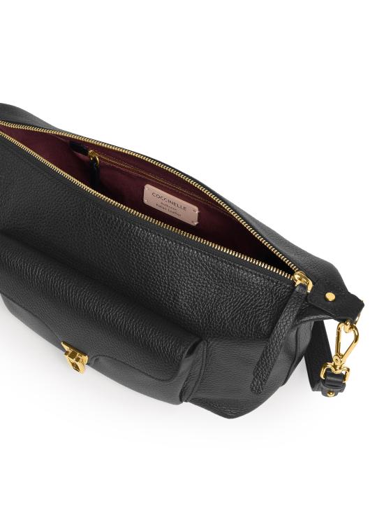 26FW 코치넬리 숄더백 E1TFK150101 001 BLACK - COCCINELLE