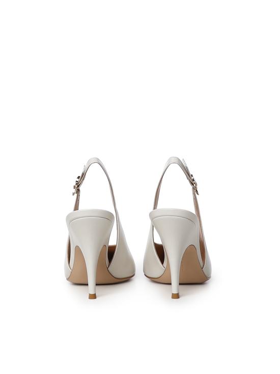 26FW 지안비토로시 플랫 슈즈 G95605 95RICOFFW OFF WHITE - GIANVITO ROSSI