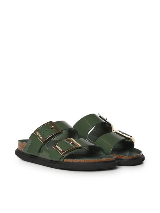 26FW 버켄스탁 뮬/슬리퍼 1032981 HIGH SHINE THYME - BIRKENSTOCK