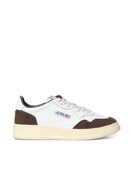 26FW 오트리 메달리스트 로우 스니커즈 AULM FT19 WHITE MOGANO