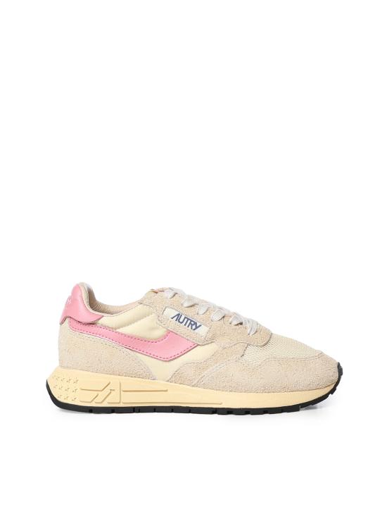 26FW 오트리 릴윈드 스니커즈 WWLW UT61 ECRU GERANIUM PINK