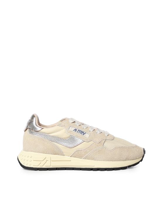 26FW 오트리 릴윈드 스니커즈 WWLW YD01 LAMINATED LEATHER ECRU PLATINU
