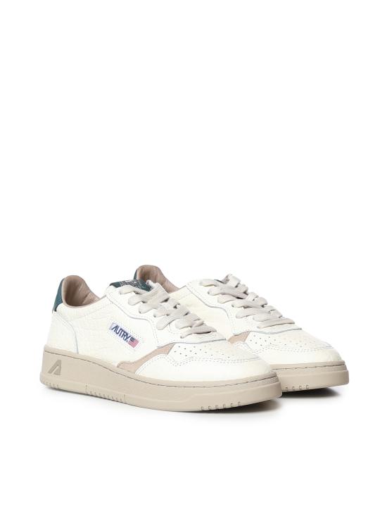 26FW 오트리 메달리스트 로우 스니커즈 AULM NE18 DARK SEA LEATHER GRAY - AUTRY