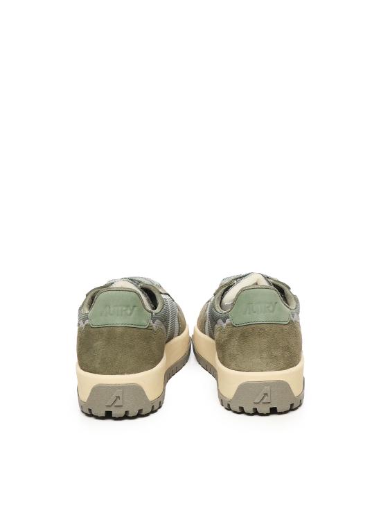 26FW 오트리 WILDPACE 로우 스니커즈 립스탑 나일론 가죽 LDLM AK02 NABUK SCHIO MILITARY - AUTRY