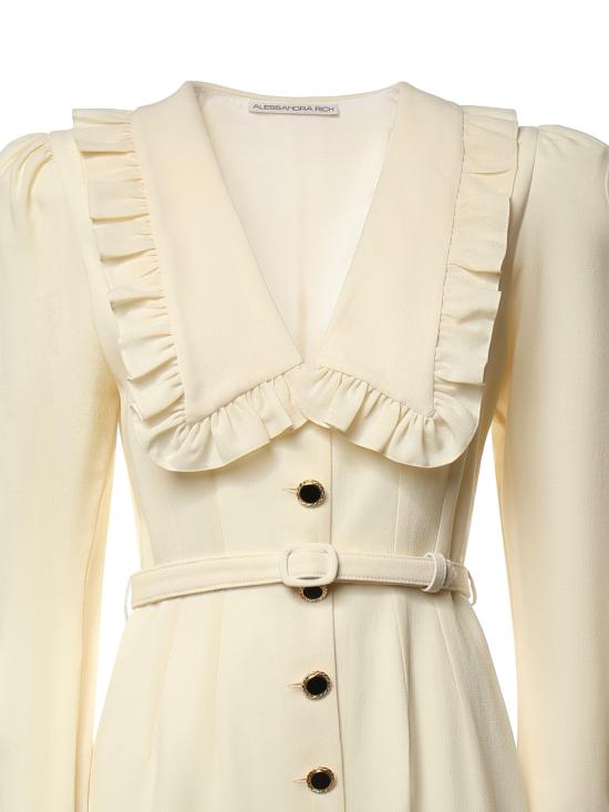 26FW 알레산드라리치 미디 원피스 FABX4389F4843 1863 VANILLA - ALESSANDRA RICH