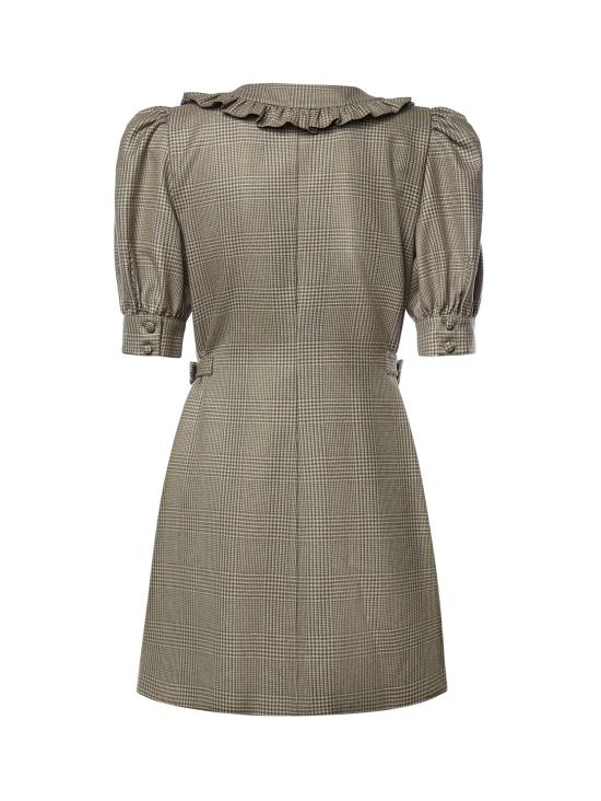 26FW 알레산드라리치 숏 원피스 FABX4390F4805 1969 GREEN BEIGE - ALESSANDRA RICH