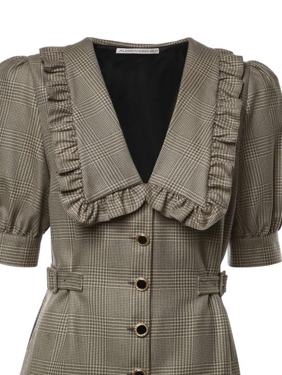 26FW 알레산드라리치 숏 원피스 FABX4390F4805 1969 GREEN BEIGE - ALESSANDRA RICH