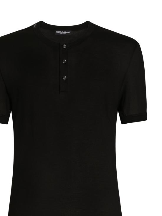 26FW 돌체앤가바나 반팔 티셔츠 G8QK3T G7P0FN0000 BLACK - DOLCE & GABBANA