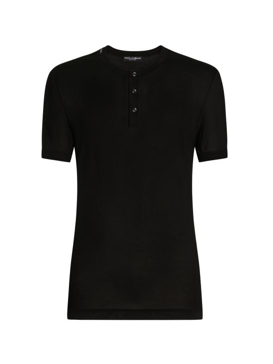 26FW 돌체앤가바나 반팔 티셔츠 G8QK3T G7P0FN0000 BLACK