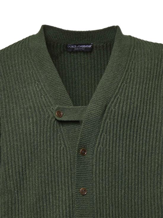 26FW 돌체앤가바나 스웨터 GXVAKT JGMKEV0707 GREEN - DOLCE & GABBANA