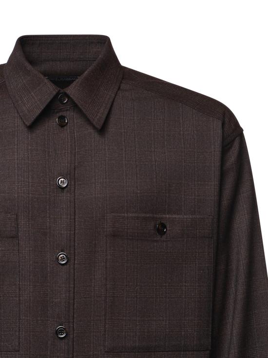 26FW 돌체앤가바나 긴팔 셔츠 G5PE5T FQZA7S8100 BROWN - DOLCE & GABBANA