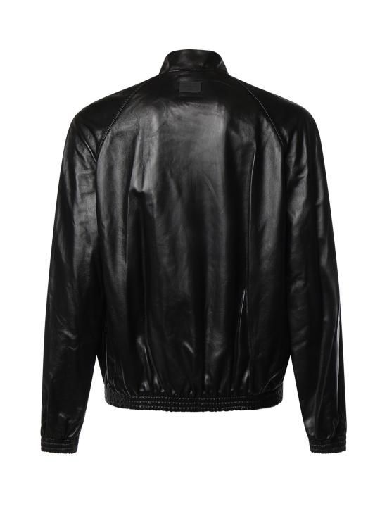 26FW 아크네 스튜디오 레더 자켓 B70168 900 BLACK - ACNE STUDIOS