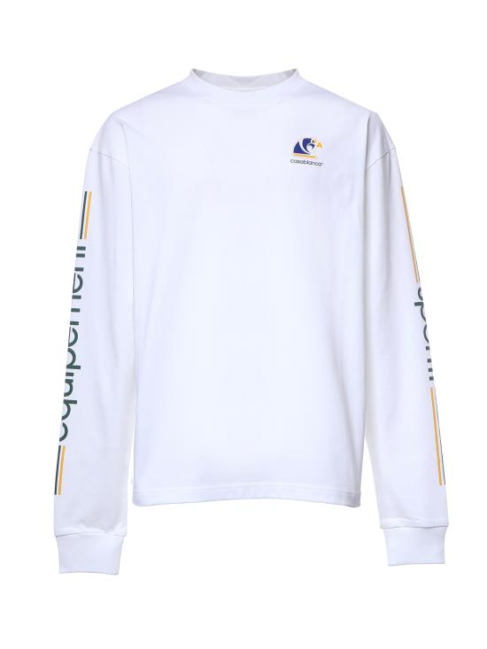 26FW 카사블랑카 반팔 티셔츠 MPF26JTS062 02 WHITE