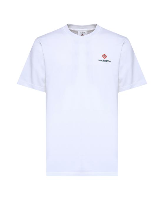 26FW 카사블랑카 반팔 티셔츠 MPF26JTS001 11 WHITE