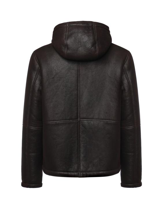 26FW 돈답 가죽 자켓 JU027 PL0547UXXX737 CHOCOLATE - DONDUP