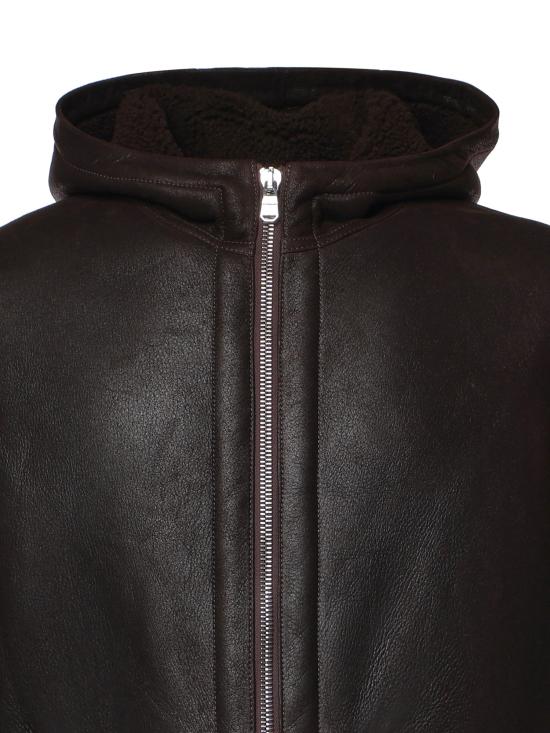 26FW 돈답 가죽 자켓 JU027 PL0547UXXX737 CHOCOLATE - DONDUP