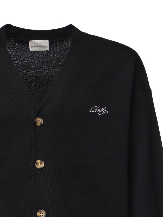 26FW 드롤드무슈 가디건 PERMCA123WO007 BL BLACK - DROLE DE MONSIEUR