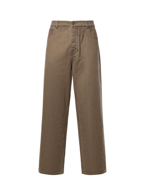 26FW 드롤드무슈 데님 팬츠 LBP199CO307 KK KHAKI