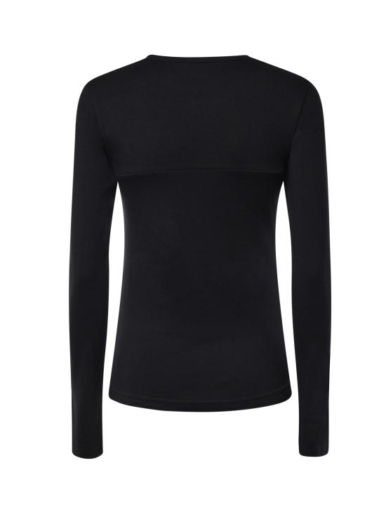 26FW 쿠레쥬 긴팔 티셔츠 326JTS273JS0203 9999 BLACK - COURREGES