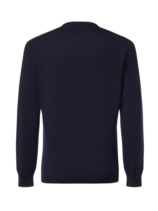 26FW 라코스테 크루넥 스웨터 AH1985 166 NAVY - LACOSTE