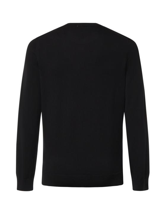 26FW 라코스테 크루넥 스웨터 AH1985 031 BLACK - LACOSTE