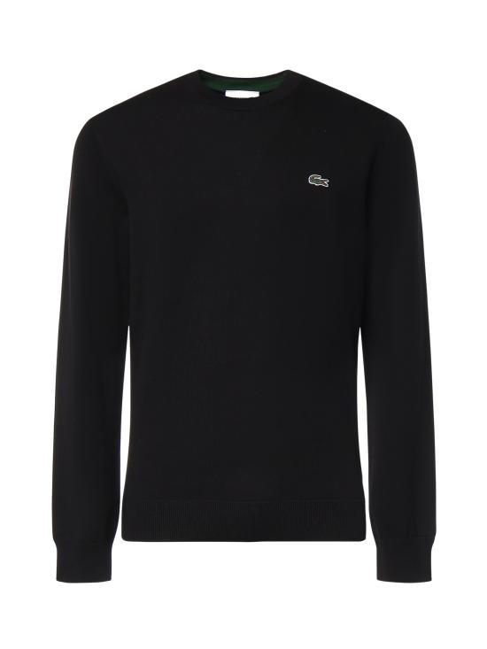 26FW 라코스테 크루넥 스웨터 AH1985 031 BLACK