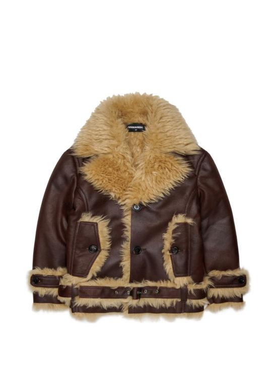 26FW [키즈] 디스퀘어드2 코트 DQ3411D0AIJ DQ746 MARRONE