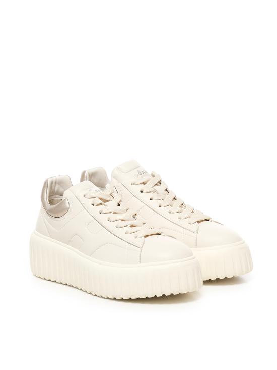 26FW 호간 H-스트라이프 스니커즈 HXW6450FC60KU0 0GAN IVORY GOLD - HOGAN