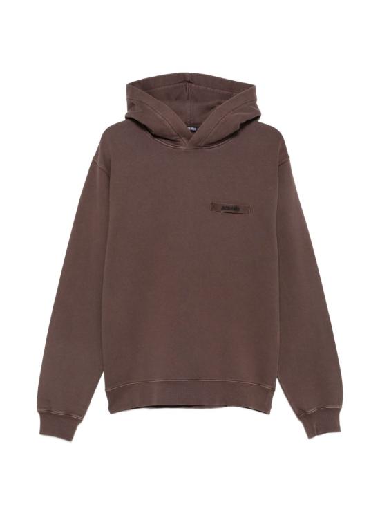 26FW 자크뮈스 그로그랭 후드 티셔츠 HOM00247AJ00126 850 Marrone