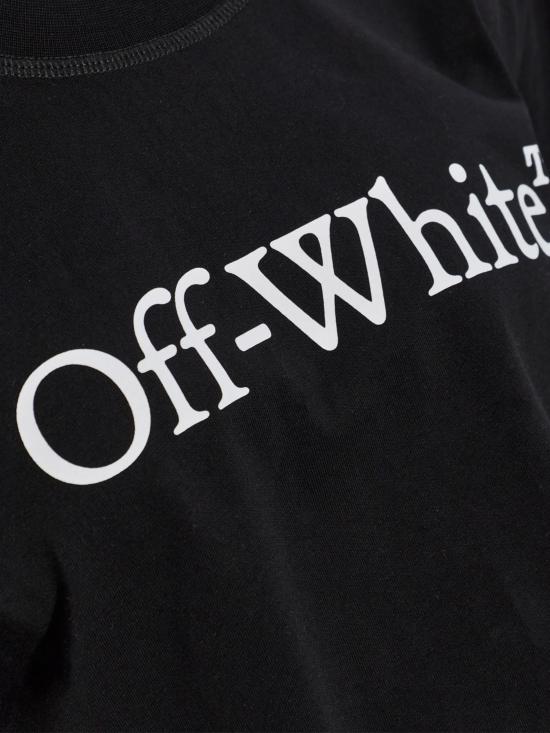 26FW 오프화이트 반팔 티셔츠 2FA00676T W003 BLACK WHITE - OFF WHITE