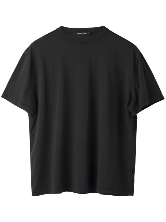 26FW 아워레가시 뉴 박스 저지 반소매 티셔츠 M2206NBL X Black Clean Jersey