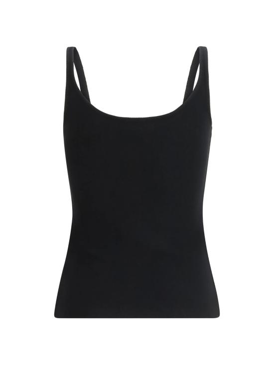 26FW 오프화이트 민소매 티셔츠 2FA00672T W003 BLACK WHITE - OFF WHITE