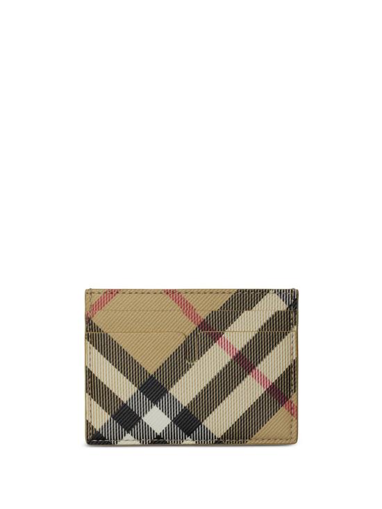 26FW 버버리 체크 카드 케이스 8091914 X Sand - BURBERRY