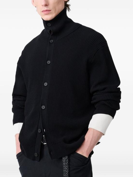 26FW 스튜디오 니콜슨 가디건 ORANSNM1589ROW BLACK - STUDIO NICHOLSON