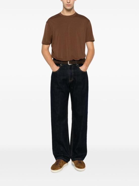 26FW 톰포드 반팔 티셔츠 JCS004JMT012 ECJ Brown - TOMFORD